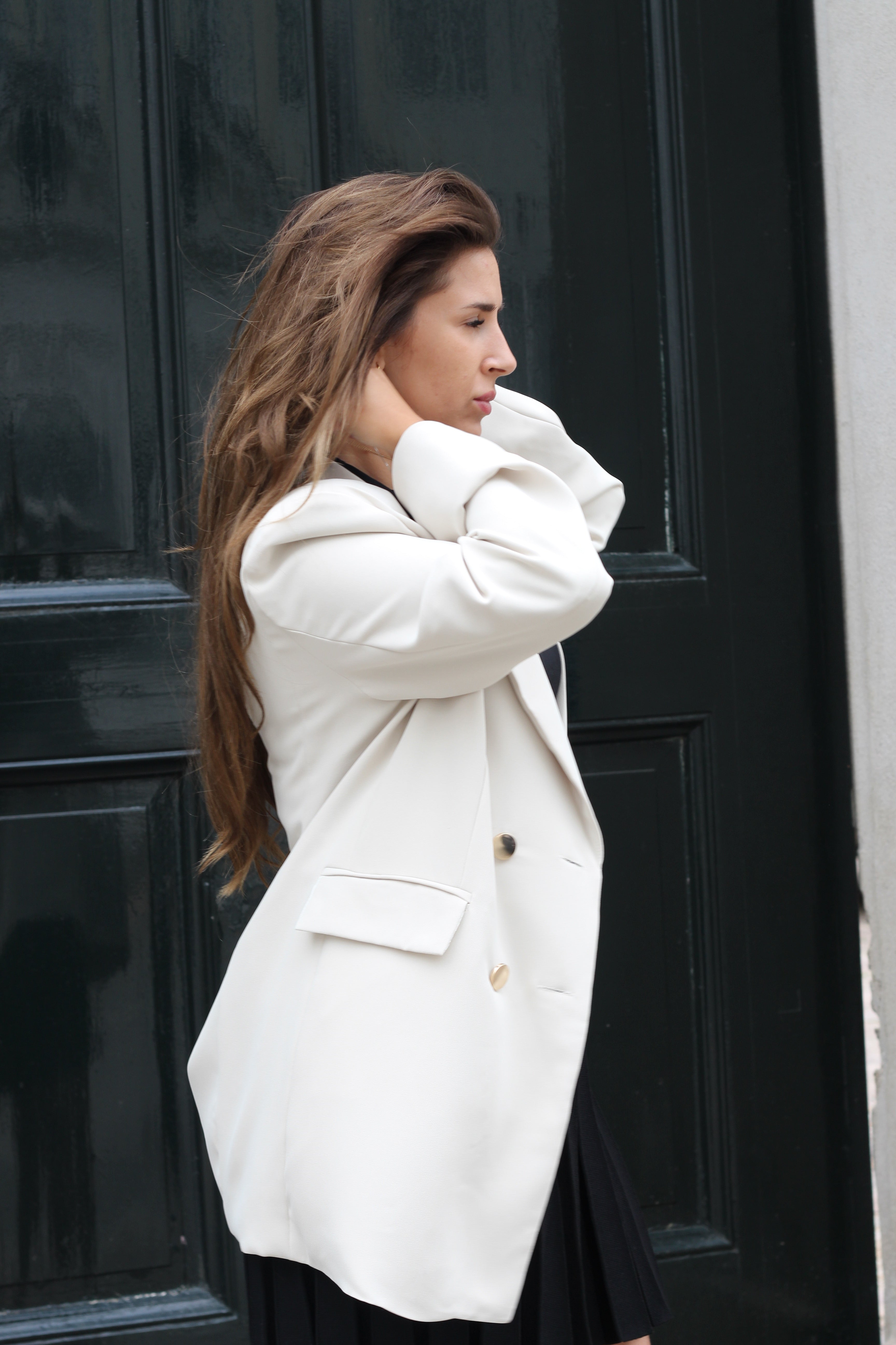 Asta Oversized Blazer - Beige