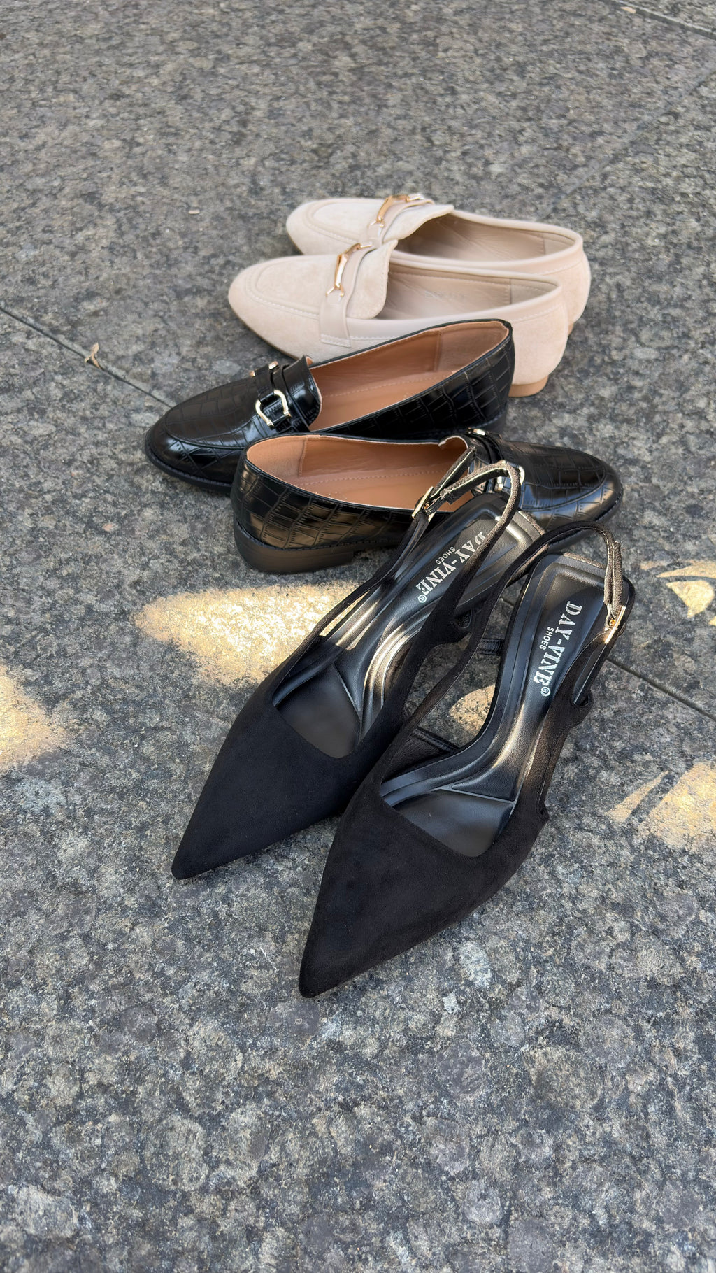 Alma Slingback - Sort